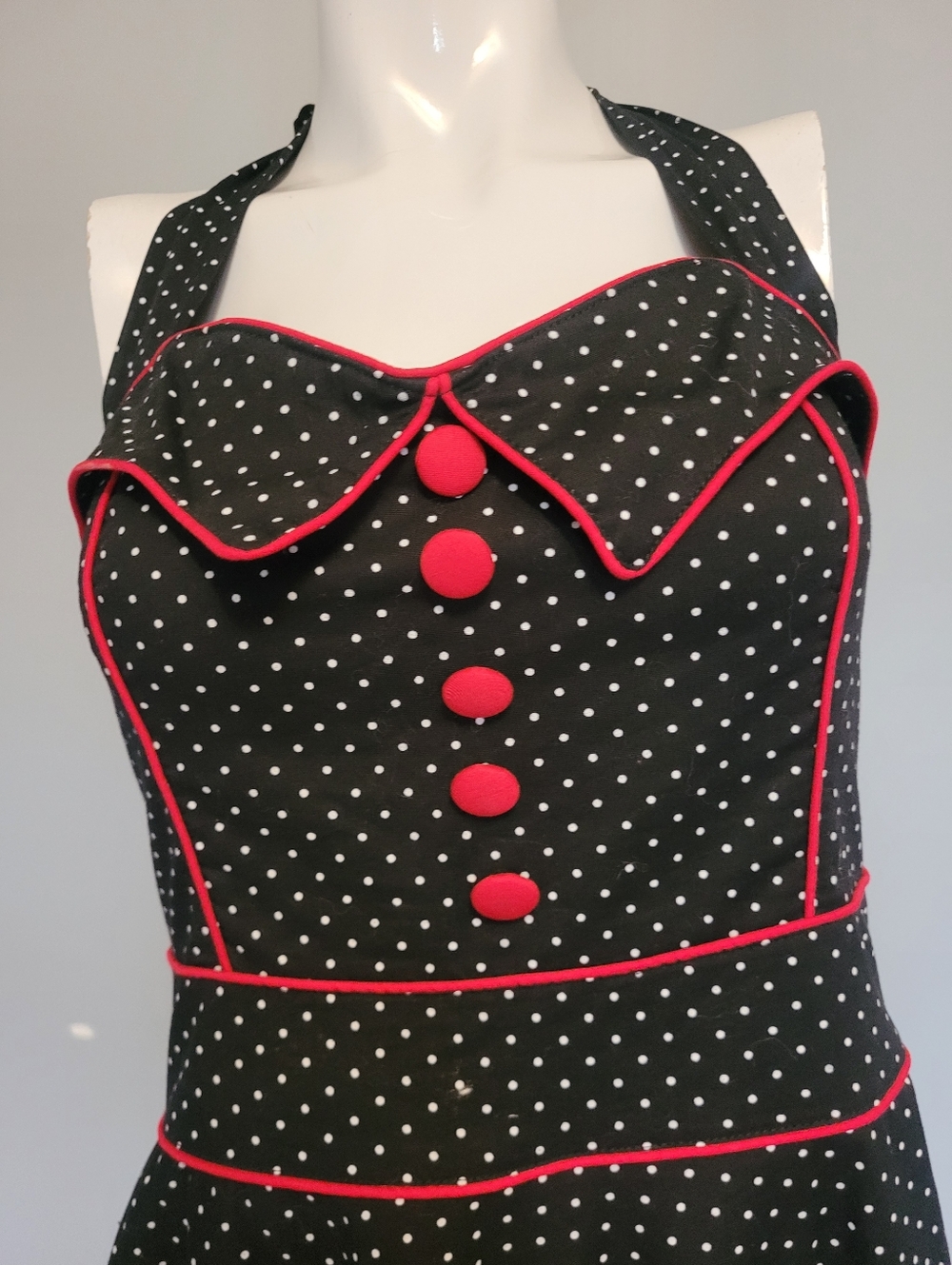 Hell Bunny Vanity Swing Dress, VGUC, Size L - Picture 7 of 9